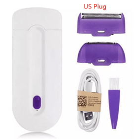 Women's USB Electric Induction Electric Hair Remover (option: Opp-US-1pc)