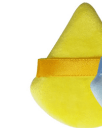 Puff Suede Dry Powder Puff Fan Loose Powder Puff Makeup Sponge (option: Opp8-Yellow)