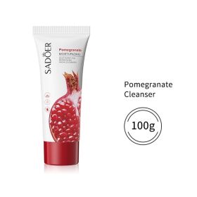Universal Flower And Fruit Flavor Facial Cleanser And Skin Care Product (option: Pomegranate Cleanser)