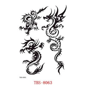 Waterproof Tattoo With Totem Characters (option: 8063)