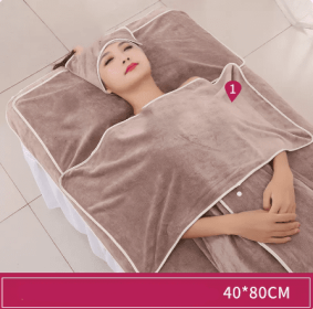 Towel Skin Management Pack Turban Absorbent Quick Dry Make Bed Queen Size (option: Hazelnut brown-Chest towel 40x80cm)