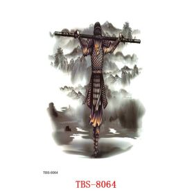 Waterproof Tattoo With Totem Characters (option: 8064)