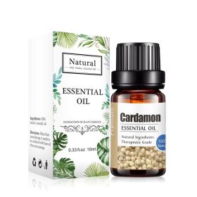 Pure Essential Oil 10ml Aroma Diffuser (option: Cardamon-10ML)