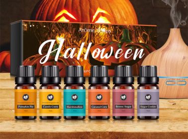 16 Theme Atmosphere Flameless Essential Oil Sets (option: Halloween suit)