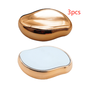 Crystal Physical Hair Eraser Painless Safe Epilator Easy Cleaning Reusable Body Beauty Depilation Tool (option: Gold-3PCS)