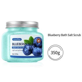 Fruit Bath Salt Scrub Cream Exfoliating Body Care (option: Blueberry Bath Salt Scrub)