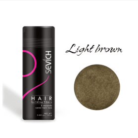 Hair Building Fibers Keratin Thicker Anti Hair Loss Products Concealer Refill Thickening Fiber Hair Powders Growth (option: Light brown-12g)