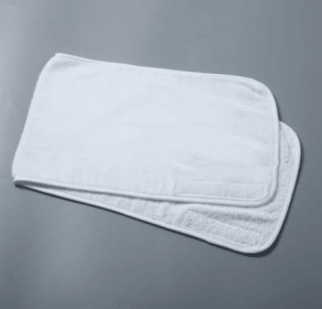Embroidered Characters Pure Cotton Wrap Turban Make Bed Large Bath Towel (option: White Corset Headband 20x70)