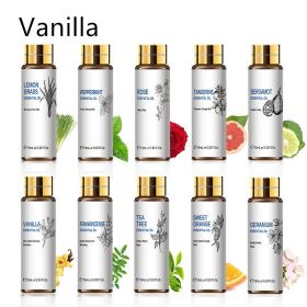 Plant Aromatherapy Essential Oil 10ml Lavender Rose Tea Tree (option: Vanilla-10ML)