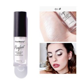 High Gloss Lying Silkworm Brightening Liquid Foundation Concealer For A Long Time (option: Pearlescent White)