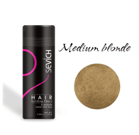 Hair Building Fibers Keratin Thicker Anti Hair Loss Products Concealer Refill Thickening Fiber Hair Powders Growth (option: Med Gold-12g)