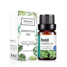 Pure Essential Oil 10ml Aroma Diffuser (option: Basil-10ML)