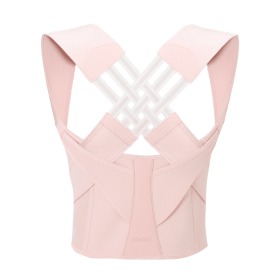 Anti Hunchback Correction Posture Invisible Back Correction Strap (option: Pink-L)
