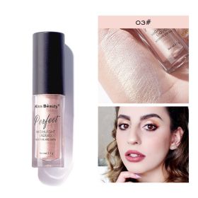 High Gloss Lying Silkworm Brightening Liquid Foundation Concealer For A Long Time (option: Natural beige)