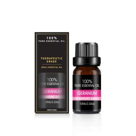 Organic Essential Oils Set Top Sale 100 Natural Therapeutic Grade Aromatherapy Oil Gift kit for Diffuser (option: Geranium essential oil)