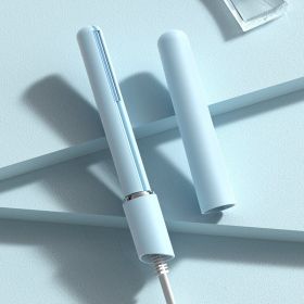 Small Splint Straight Hair Curly Dual-purpose Mini (option: Blue-220V US)
