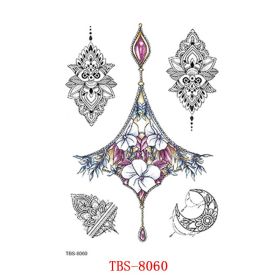 Waterproof Tattoo With Totem Characters (option: 8060)