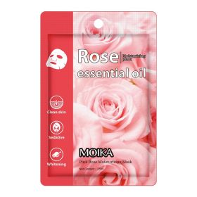 Women's Moisturizing And Moisturizing Plant Facial Mask (option: Pink Rose)