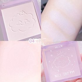 Matte Soft Fog Powder Blusher Rouge Makeup (option: Slightly sweet taro paste)