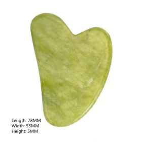 Jade Roller Physiotherapy Scraping Massage (option: Heart shaped scraping board)