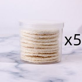 Scrubbing Exfoliating Loofah Round Reusable Makeup Skin Care Facial Remover Sponges Pads (option: Luffa Roll Powder Puff-50pcs pack)