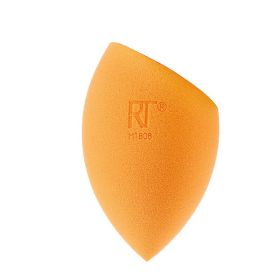 RT OrangeOrange Oblique Cut Foam Large Smear-proof Makeup Very Soft Cosmetic Egg Light Pinkblackcoffeeskin Color Wholesale (option: Orange With LOGO)