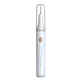 Oral Cleaning Ultrasonic Tooth Cleaner (option: White-Visible)