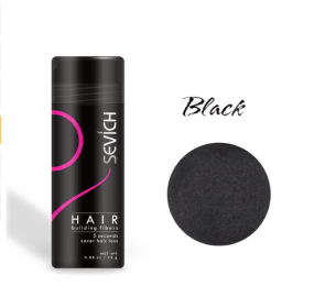 Hair Building Fibers Keratin Thicker Anti Hair Loss Products Concealer Refill Thickening Fiber Hair Powders Growth (option: Black-12g)