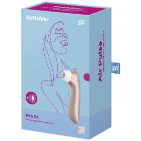 Satisfyer Pro Sucking Vibrators G Spot Couple Silicone Vibration Nipple Sucker Toys (option: Pro2xplus)