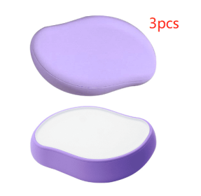 Crystal Physical Hair Eraser Painless Safe Epilator Easy Cleaning Reusable Body Beauty Depilation Tool (option: Matt purple-3PCS)