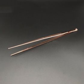 304 Stainless Steel Tweezers 30CM Decorative Cocktail (option: Copper plated color)