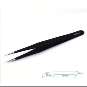Stainless Steel Antistatic Pointed Tweezers (option: Style C)