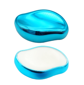 Crystal Physical Hair Eraser Painless Safe Epilator Easy Cleaning Reusable Body Beauty Depilation Tool (option: Blue-1PC)