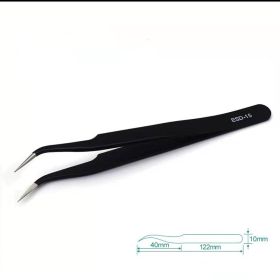 Stainless Steel Antistatic Pointed Tweezers (option: Style F)