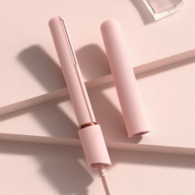 Small Splint Straight Hair Curly Dual-purpose Mini (option: Pink-220V US)