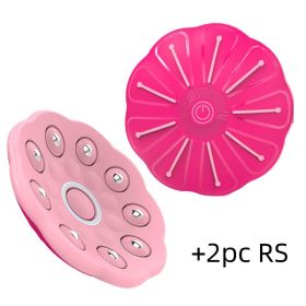 Remote Control Infrared Constant Temperature Hot Compress Charging (option: Pink rechargeable-With 2pc RS)