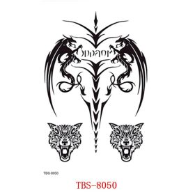 Waterproof Tattoo With Totem Characters (option: 8050)