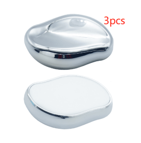 Crystal Physical Hair Eraser Painless Safe Epilator Easy Cleaning Reusable Body Beauty Depilation Tool (option: Sliver-3PCS)
