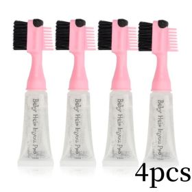 Baby Hair Gel Fluffy Fixed And Anti Manic (option: Transparent-4PCS)