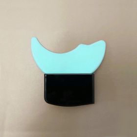 Eyelash Roll Baffle Silicone Pad Makeup Assistant (option: Mint green)