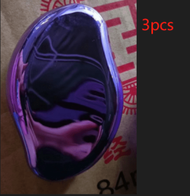Crystal Physical Hair Eraser Painless Safe Epilator Easy Cleaning Reusable Body Beauty Depilation Tool (option: Metallic purple-3PCS)