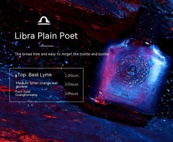 Perfume Long-lasting Light Perfume 12 Constellation Perfume Men And Women (option: Libra 50ml)