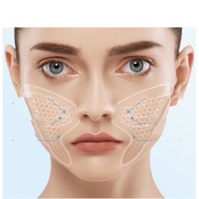 Microcrystal Texture Stickers Eliminate Lifting And Tightening Anti-wrinkle Light Fine Lines Facial Mask (option: French Pattern Stickerspairs)