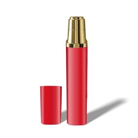 Face Hair Trimmer Female Portable Home (option: Carmine)