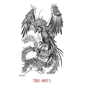 Waterproof Tattoo With Totem Characters (option: 8071)
