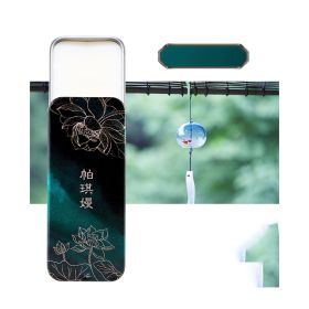 Lotus Pond Moonlight Perfume Body Balm Light Fragrance Portable Pocket Perfume Solid Balm (option: Blue Wind Chimes)