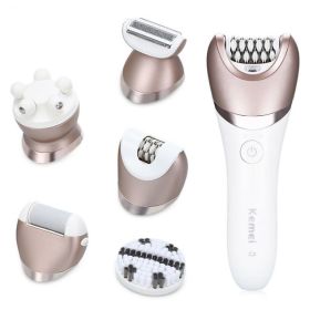Electric Tweezers Whole Body Armpit Hair Private Parts Leg Hair Clip Rechargeable Hair Extractor (option: KM8001-EU)