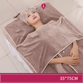 Towel Skin Management Pack Turban Absorbent Quick Dry Make Bed Queen Size (option: Hazelnut brown-Pillow towel 35x75cm)