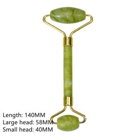 Jade Roller Physiotherapy Scraping Massage (option: Zinc alloy roller)