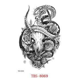 Waterproof Tattoo With Totem Characters (option: 8069)